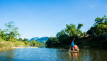 Faire du rafting à la réserve naturel de Pu Luong